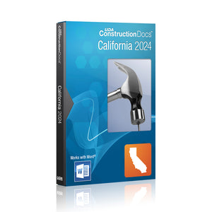 UDA ConstructionDocs™ California 2024